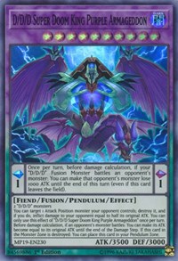 D/D/D Super Doom King Purple Armageddon #MP19-EN230