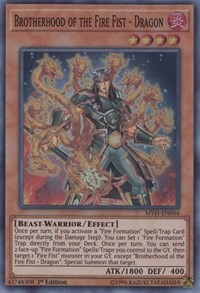 Brotherhood of the Fire Fist - Dragon #MYFI-EN044
