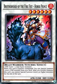Brotherhood of the Fire Fist - Horse Prince #OP12-EN020