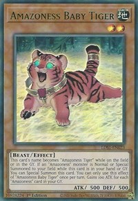 Amazoness Baby Tiger (Green) #LDS1-EN023