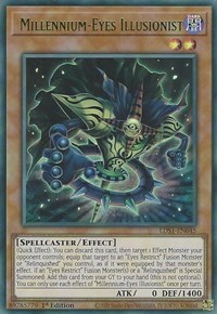 Millennium-Eyes Illusionist (Green) #LDS1-EN045