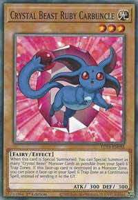 Crystal Beast Ruby Carbuncle #LDS1-EN092