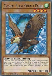 Crystal Beast Cobalt Eagle #LDS1-EN097