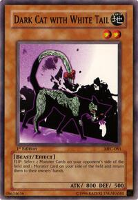Dark Cat with White Tail #MFC-083