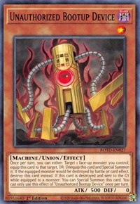 Unauthorized Bootup Device #ROTD-EN027