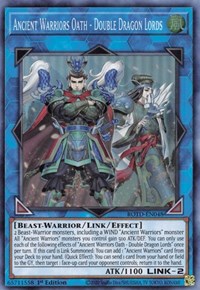 Ancient Warriors Oath - Double Dragon Lords #ROTD-EN048