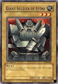 Giant Soldier of Stone #LOB-068