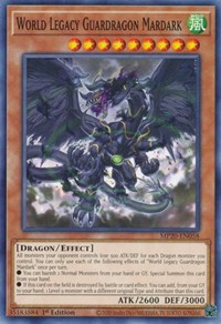 World Legacy Guardragon Mardark #MP20-EN058