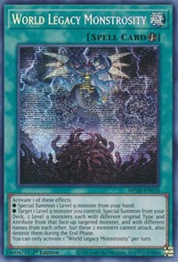 World Legacy Monstrosity #MP20-EN076