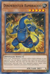 Dinowrestler Rambrachio #MP20-EN105