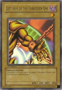 Left Arm of the Forbidden One #LOB-123