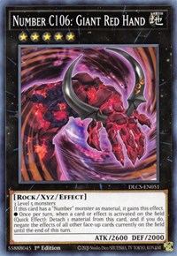 Number C106: Giant Red Hand #DLCS-EN051