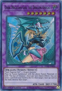 Dark Magician Girl the Dragon Knight (Alternate Art) (Green) #DLCS-EN006