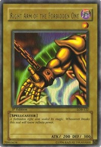 Right Arm of the Forbidden One #LOB-122