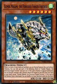Gizmek Makami, the Ferocious Fanged Fortress #PHRA-EN022