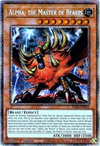 Alpha, the Master of Beasts (Starlight Rare) #PHRA-EN023