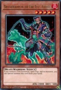 Brotherhood of the Fire Fist - Coyote #MAGO-EN072