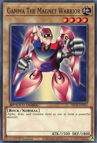Gamma The Magnet Warrior #SBCB-EN025