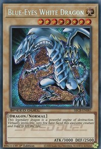 Blue-Eyes White Dragon (Secret) #SBCB-EN087