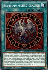 Harpie Lady Phoenix Formation #LDS2-EN084