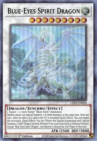 Blue-Eyes Spirit Dragon (Green) #LDS2-EN020