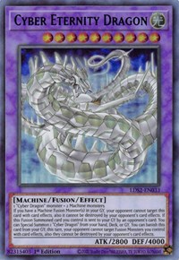 Cyber Eternity Dragon (Purple) #LDS2-EN033