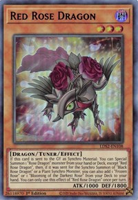 Red Rose Dragon (Blue) #LDS2-EN108