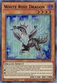 White Rose Dragon (Blue) #LDS2-EN109