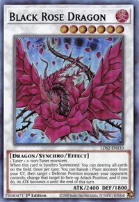 Black Rose Dragon (Blue) #LDS2-EN110