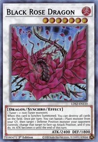 Black Rose Dragon (Purple) #LDS2-EN110