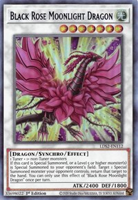 Black Rose Moonlight Dragon (Blue) #LDS2-EN112