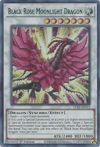 Black Rose Moonlight Dragon (Green) #LDS2-EN112
