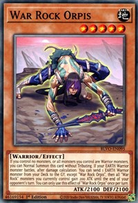 War Rock Orpis #BLVO-EN095