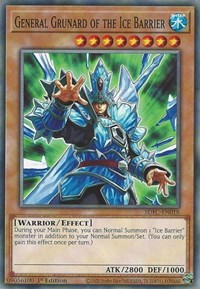 General Grunard of the Ice Barrier #SDFC-EN018