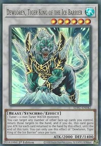 Dewloren, Tiger King of the Ice Barrier #SDFC-EN042