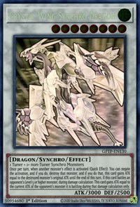 Crystal Wing Synchro Dragon (Ghost Rare) #GFTP-EN130