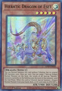 Hieratic Dragon of Eset #GFTP-EN049