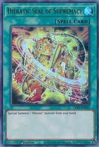 Hieratic Seal of Supremacy #GFTP-EN055