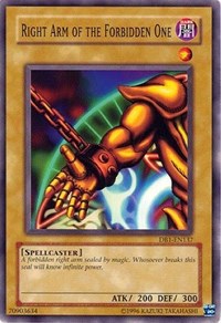 Right Arm of the Forbidden One #DB1-EN137