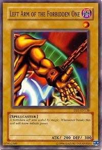 Left Arm of the Forbidden One #DB1-EN138
