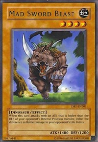 Mad Sword Beast #DB1-EN201