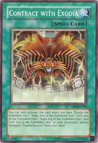 Contract with Exodia #DR1-EN193