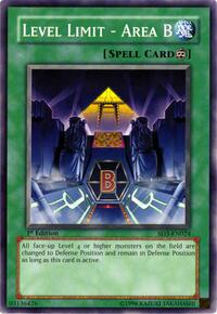 Level Limit - Area B #SD3-EN024