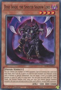 Duke Shade, the Sinister Shadow Lord #EGS1-EN017