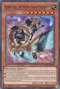 Gizmek Uka, the Festive Fox of Fecundity #EGO1-EN020