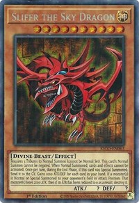 Slifer the Sky Dragon (Secret Pharaoh's Rare) #KICO-EN063