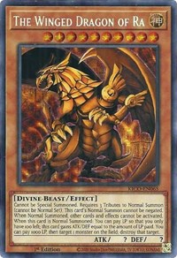 The Winged Dragon of Ra (Secret Pharaoh's Rare) #KICO-EN065