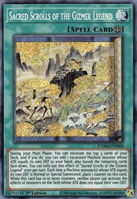 Sacred Scrolls of the Gizmek Legend #DAMA-EN060