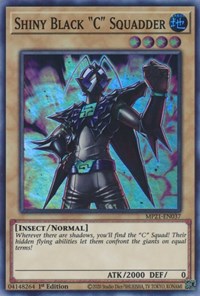 Shiny Black "C" Squadder #MP21-EN037