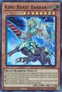 King Beast Barbaros #MP21-EN057